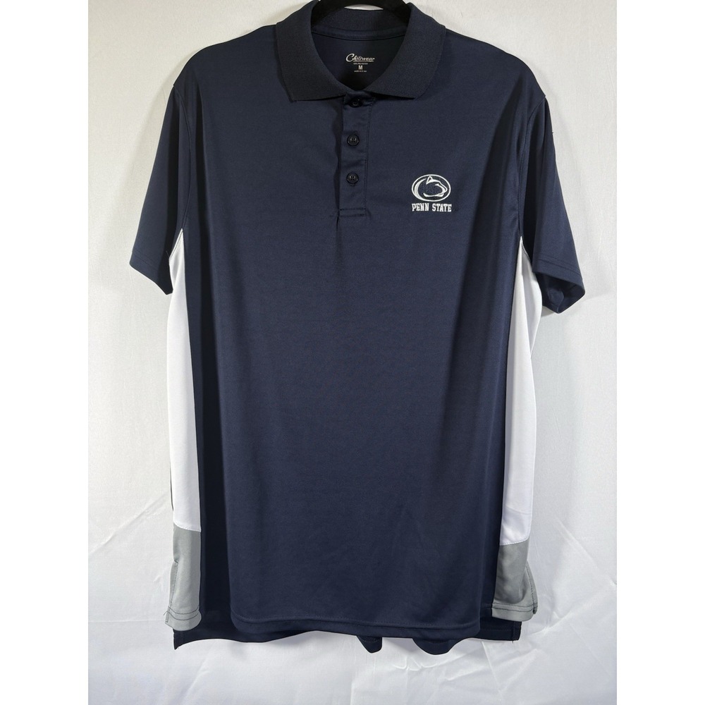 Chiliwear polo shirt size M Penn State logo football golf